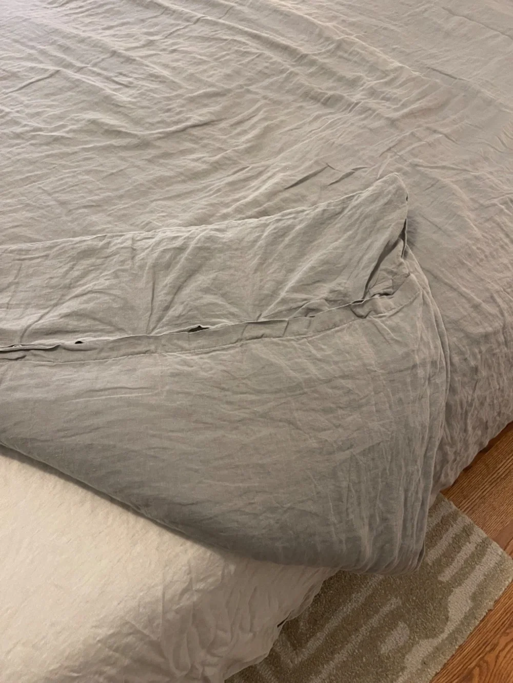 Pottery Barn Belgian Flax Linen Duvet Cover King/Cal. King